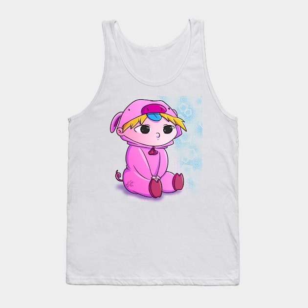 Arnold Pijama pig Tank Top by NetJan